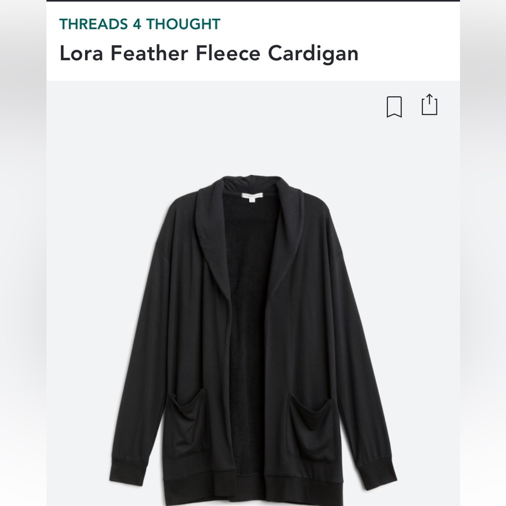 THREADS 4 THOUGHT
Lora Feather Fleece Cardigan